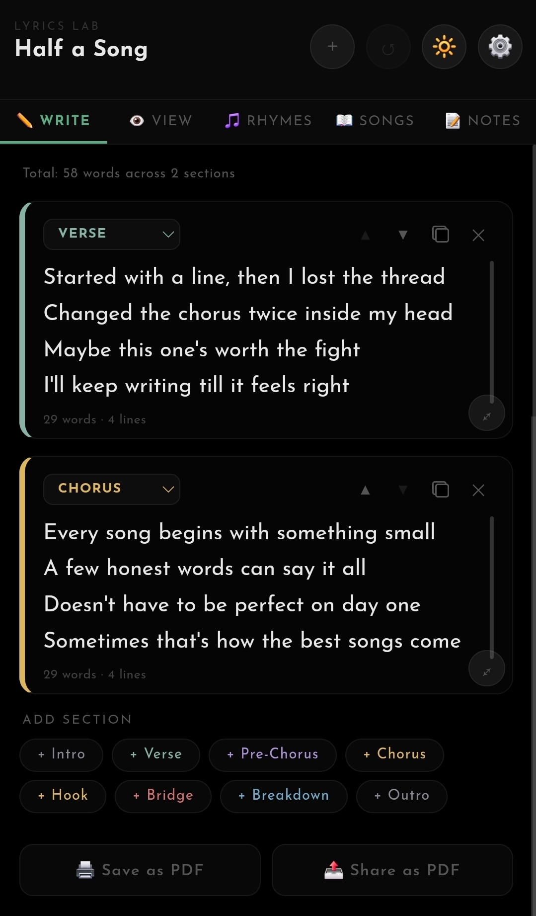 Write